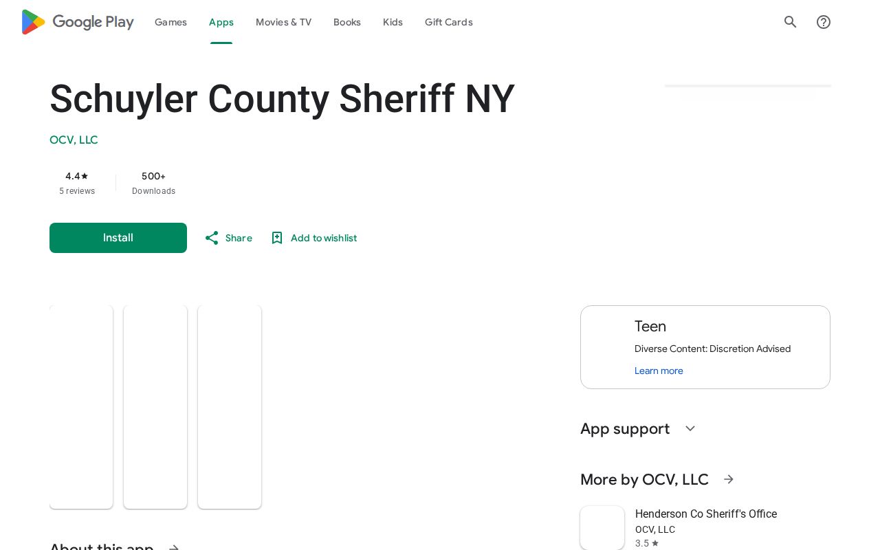 Schuyler County Sheriff official inmate information app source